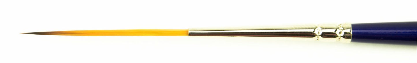 Set of 3 Size 0-2 Series 444 The Virus Scrolling Script Pinstriping Brush with Specially Blended Golden Taklon