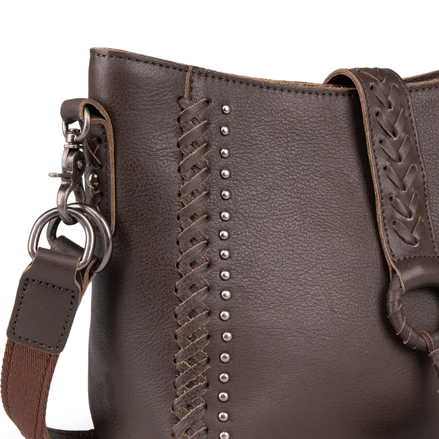 Montana West Hobo Purse Western Satchel Shoulder Bags for Women Genuine Leather Crossbody Handbags MWL-001CF-2