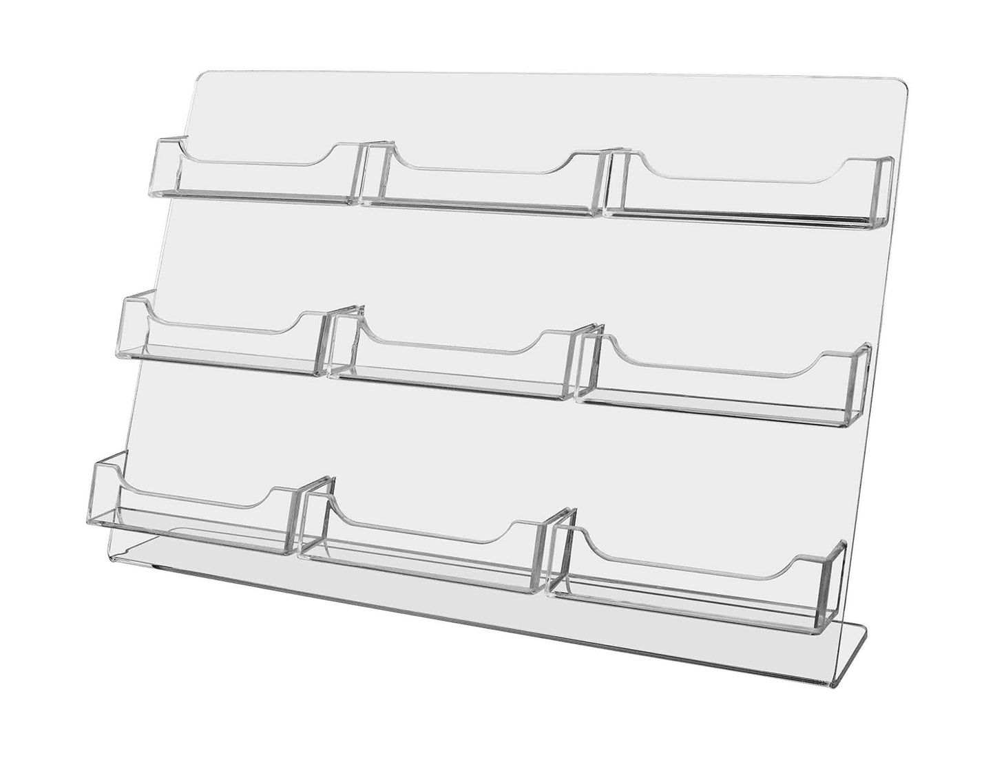 Marketing Holders Multi Pocket Business Card Display for Office Retail Desk Counter Stand