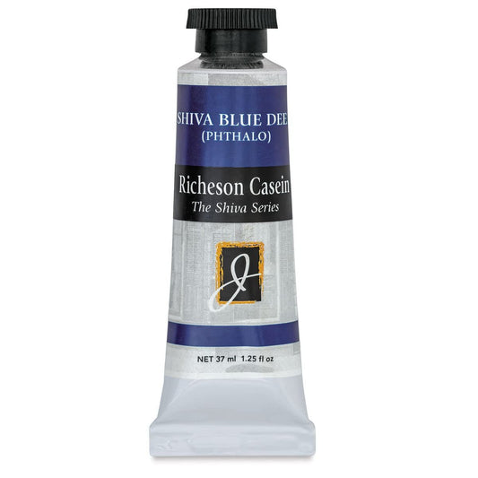 Jack Richeson Artist Casein Colors, 37-Milileter, Pthalo Blue