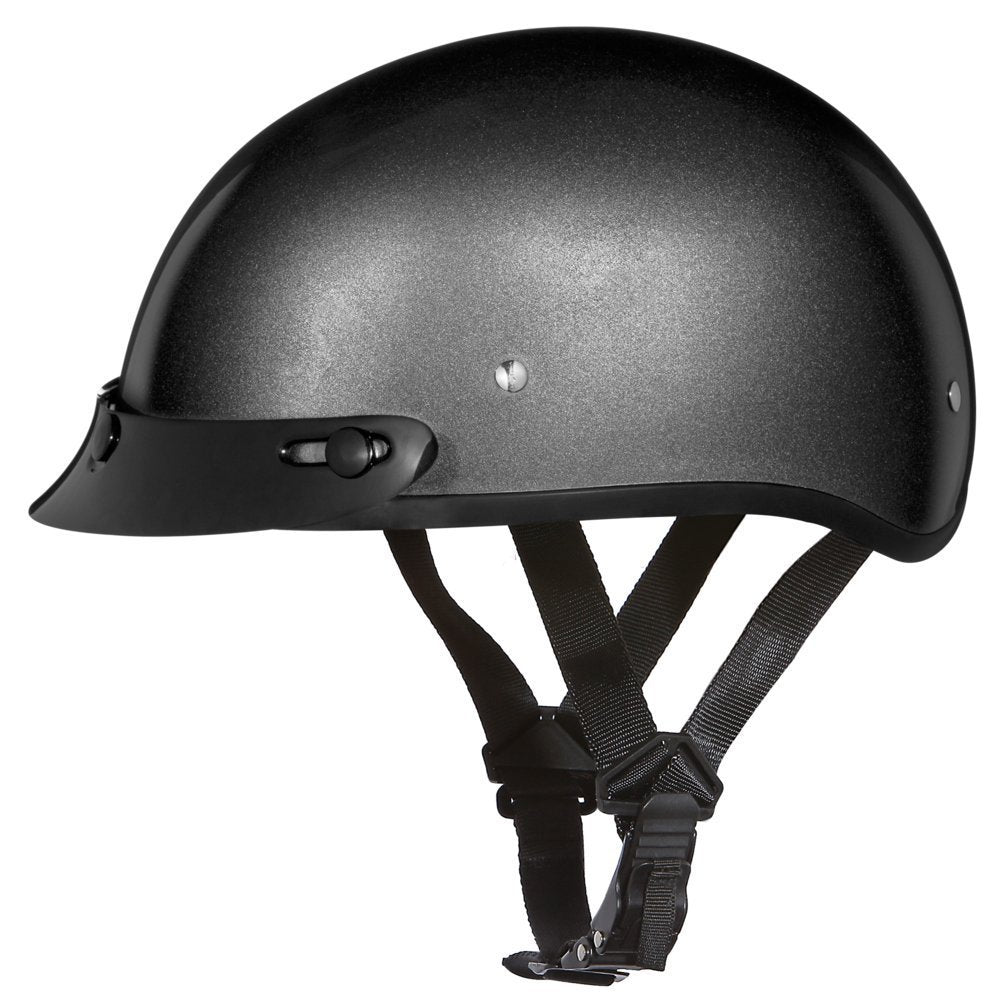 Daytona Helmets Half Skull Cap Motorcycle Helmet – DOT Approved [Graphics]…