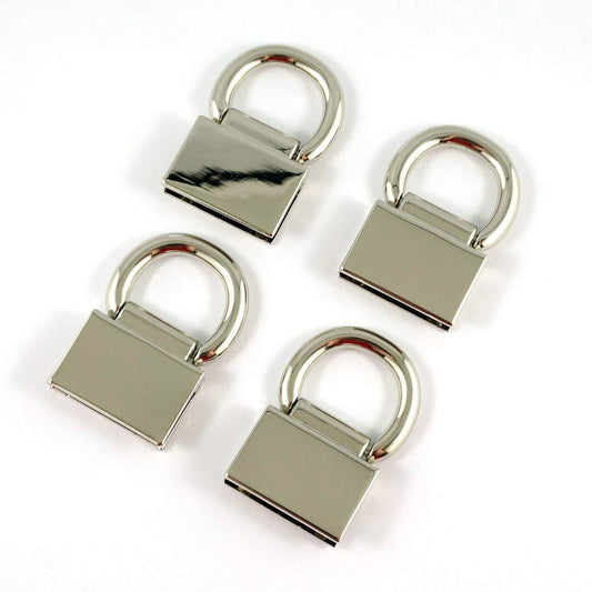 Emmaline Bags Nickel Edge Connector Strap Anchors