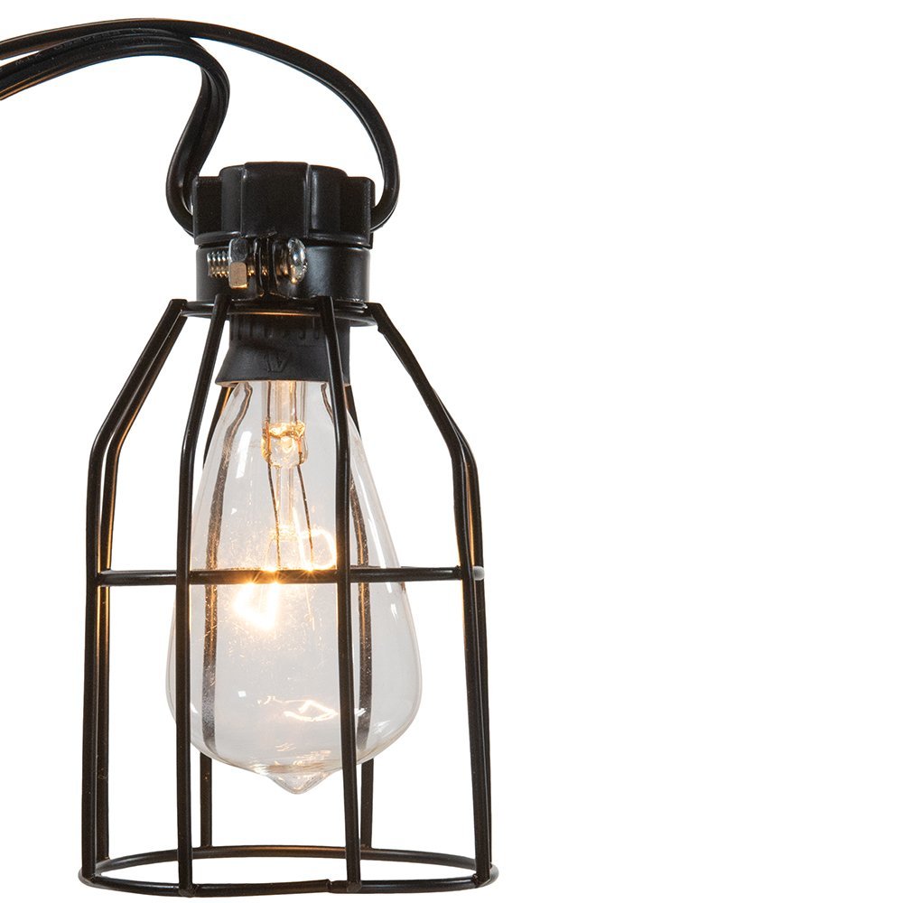 Kurt Adler UL4321 UL 10-Light C7 Cage Lantern Light Set