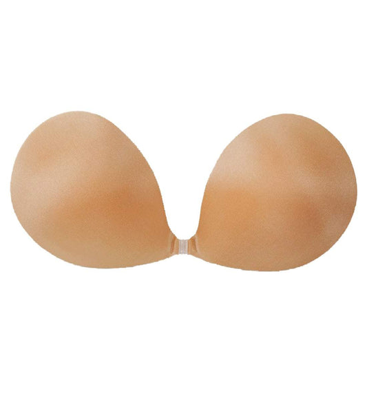 NuBra Women's Seamless Push Up Bra, Tan, C
