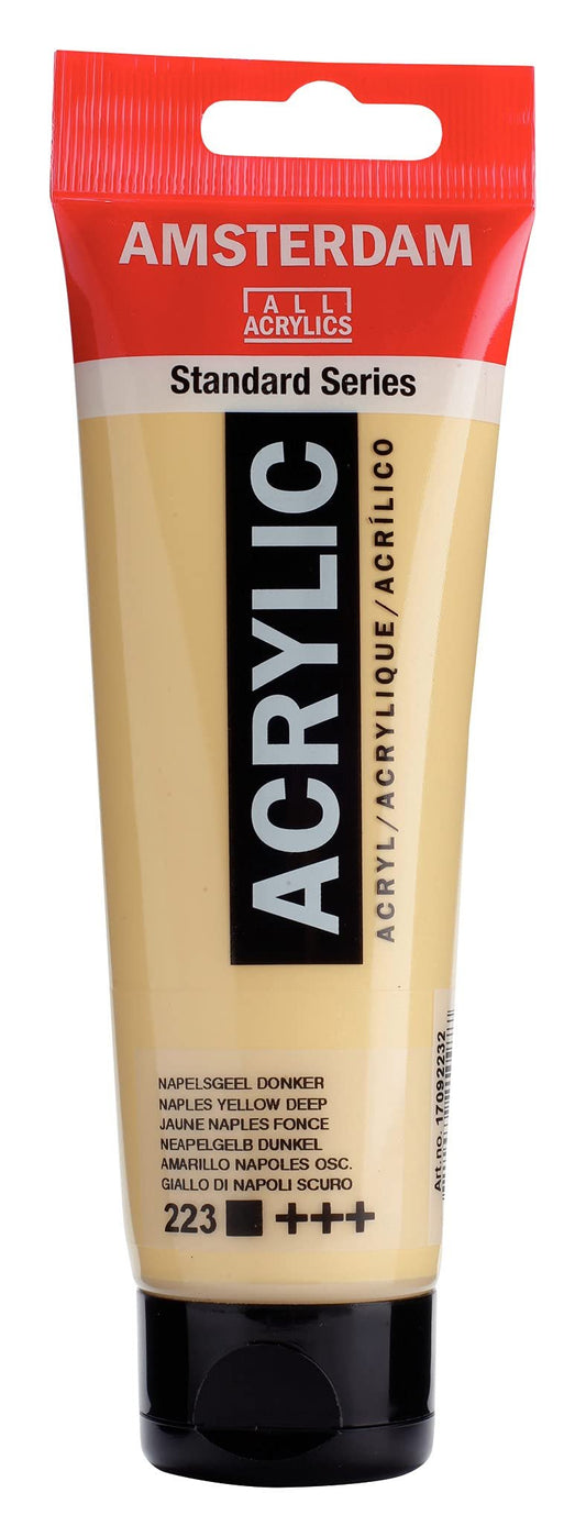 Amsterdam Standard Series Acrylic Tube 120ml Naples Yellow Deep 223 (17092232)