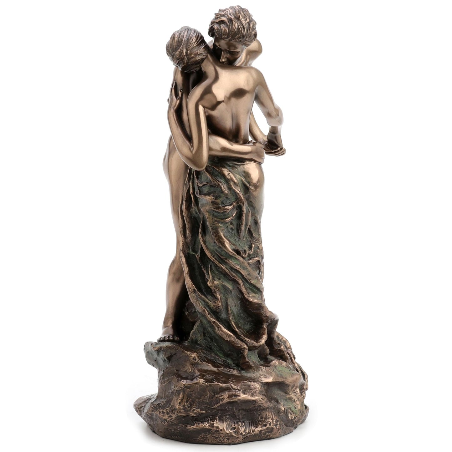 Veronese Design 11 Inch The Waltz Nude Lovers Cold Cast Resin Bronze Finish Statue Camille Claudel Replica