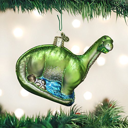 Old World Christmas Ornaments: Dinosaurs Glass Blown Ornaments for Christmas Tree