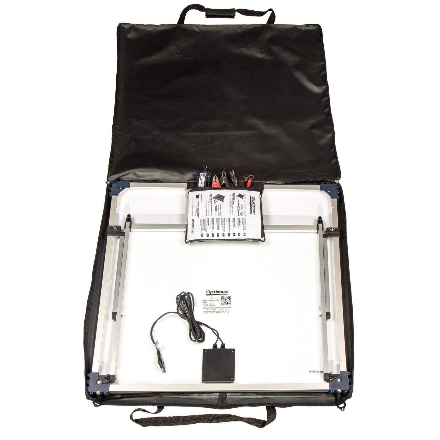 Optimate Solar Duo 40W, TM522-D4, 6-Step 12V / 12.8V 3.3A Weatherproof Solar Battery Saving Charger & maintainer