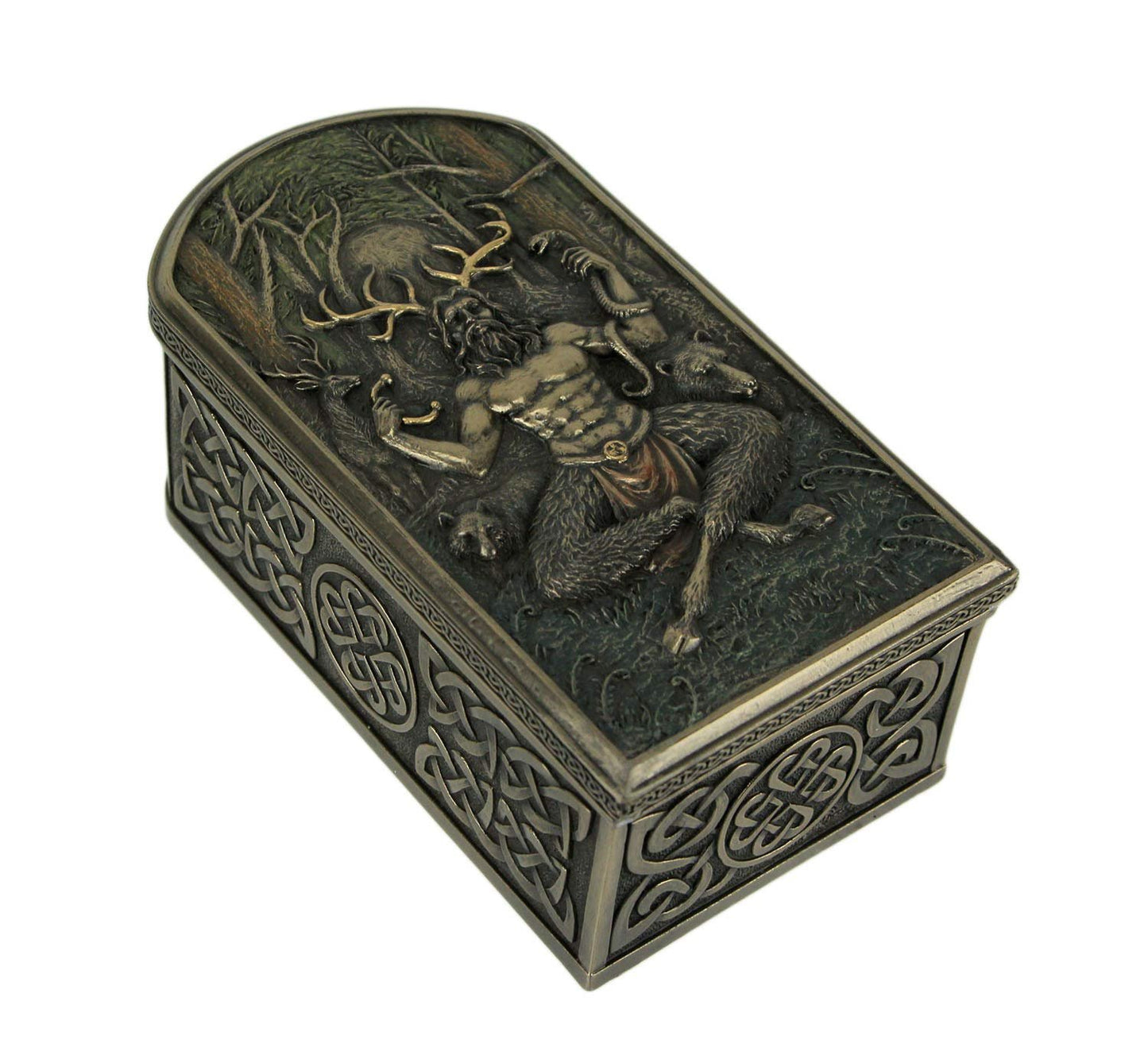 Veronese Design Cernunnos Celtic Horned God of Animals and The Underworld Trinket Box