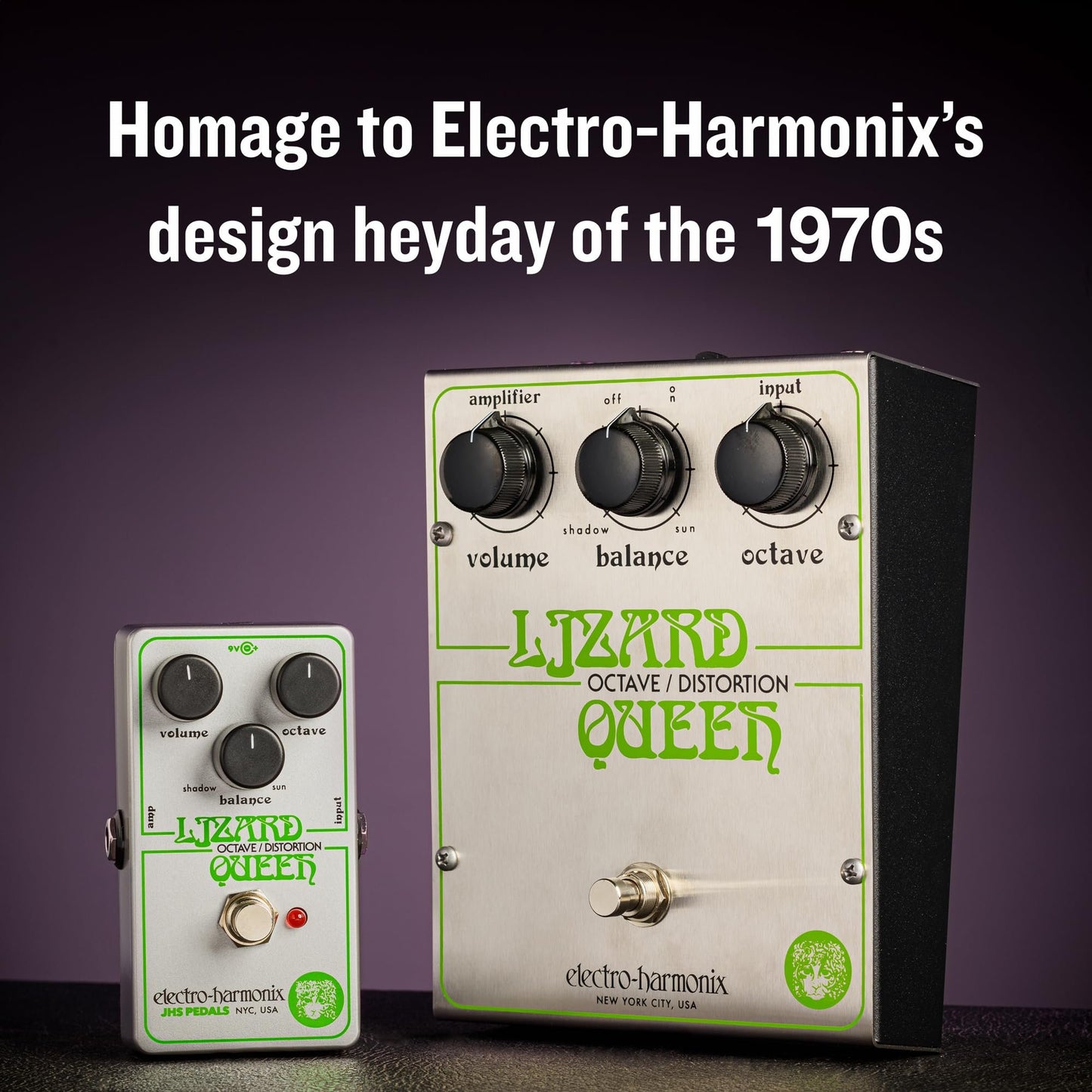 Electro-Harmonix Lizard Queen Octave Fuzz Pedal