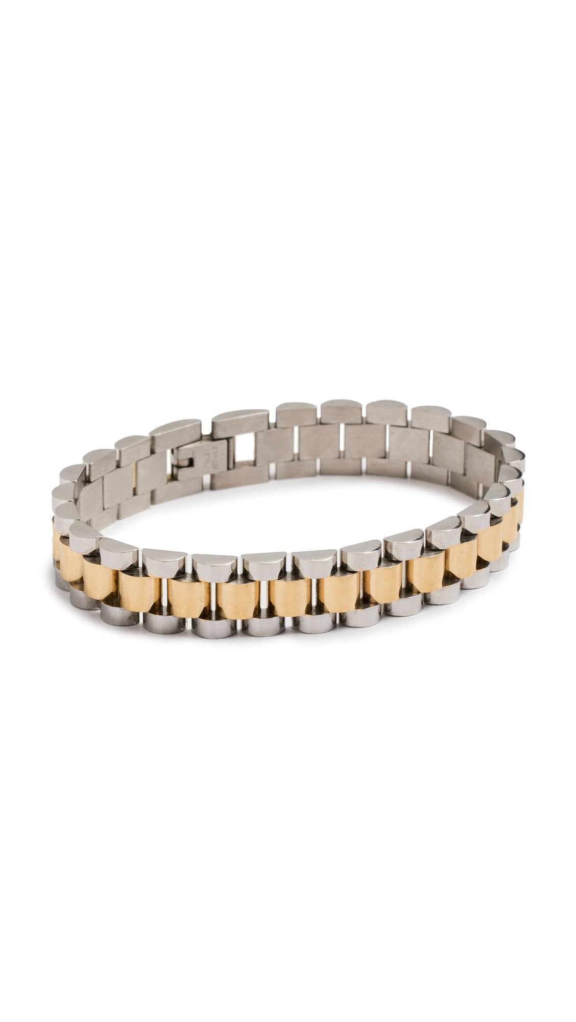 LUV AJ Women's Two-Toned Timepiece Bracelet