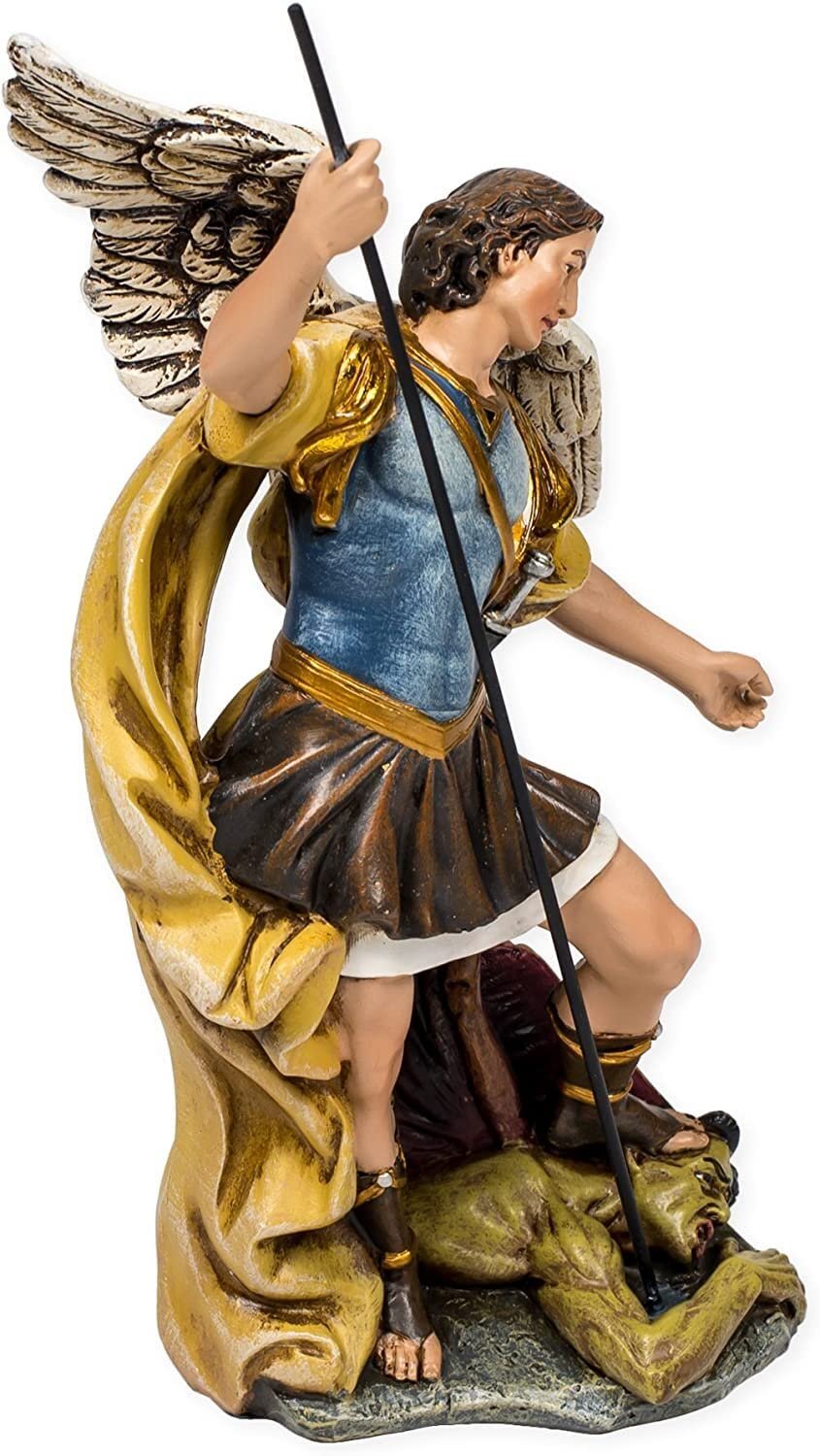 Renaissance Collection Joseph's Studio by Roman Exclusive St. Michael The Archangel Defeating Satan Figurine, 7.25-Inch