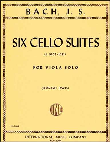 Bach, J.S.: Six Cello Suites S. 1007-1012 - Viola