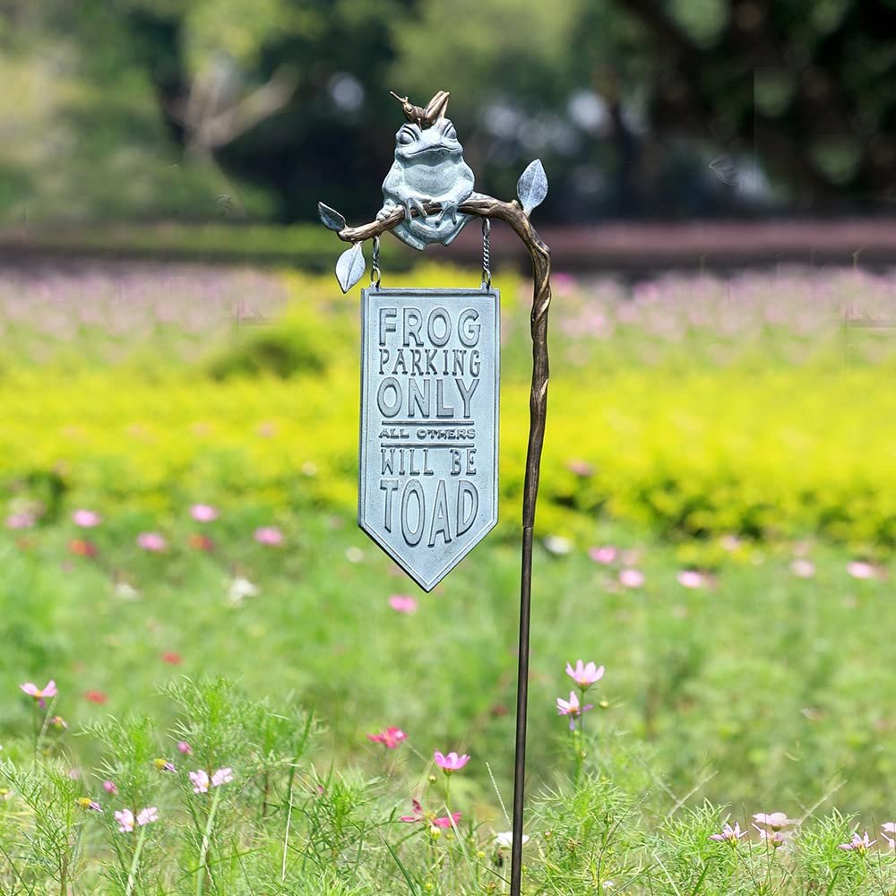 Frog Parking Garden Sign on Stake (All others will be Toad)