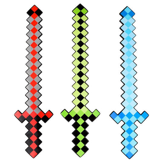 Rhode Island Novelty 24" Pixel Foam Sword, 1 Piece per Order