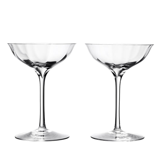 Waterford Elegance Optic Belle Coupe, Pair