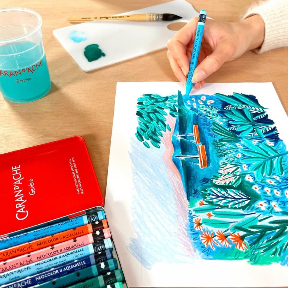 Caran d'Ache Classic Neocolor II Water-Soluble Pastels