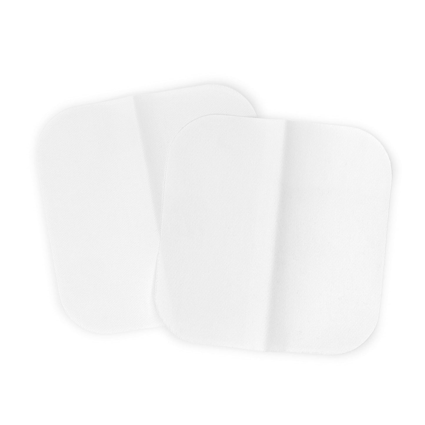 Dritz 5 by 5-Inch Iron on Twill Patches, 2-Pack, White