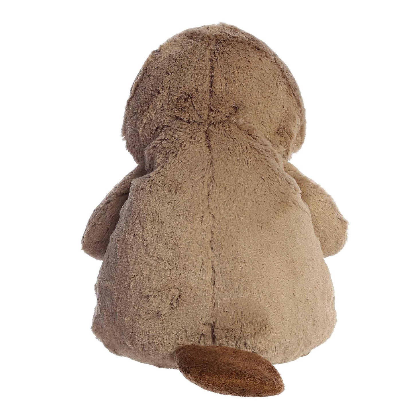 Aurora® Cuddly Huggle Pals Peaceful Platypus™ Stuffed Animal - Weighted Comfort - Endless Snuggles - Brown 12.5 Inches