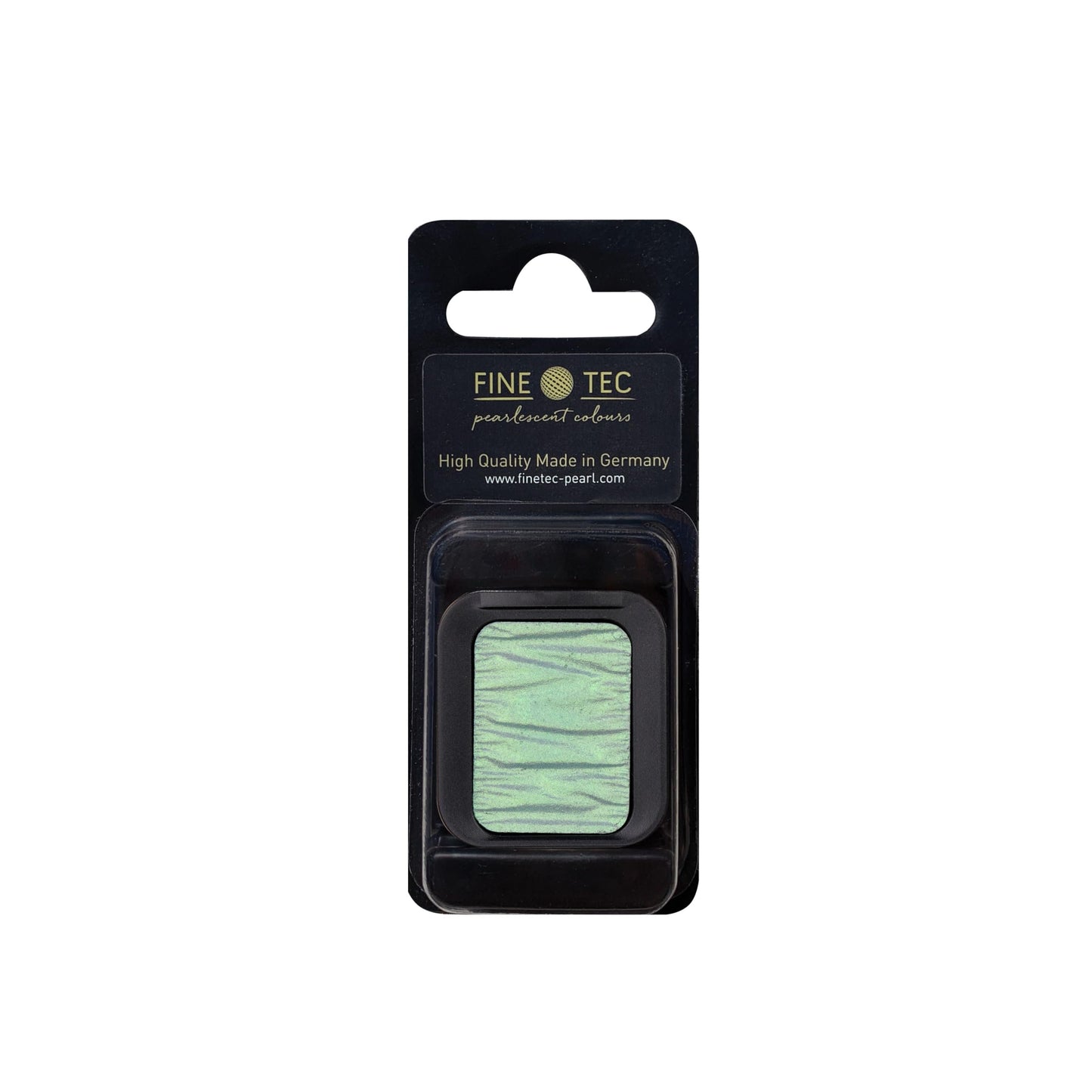 Finetec Pearlescent Watercolor Pan Refill, Metallic Emerald (F0674)