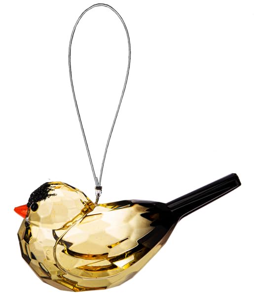 Ganz Crystal Expressions Gold Finch Bird Ornament ACRY-1077