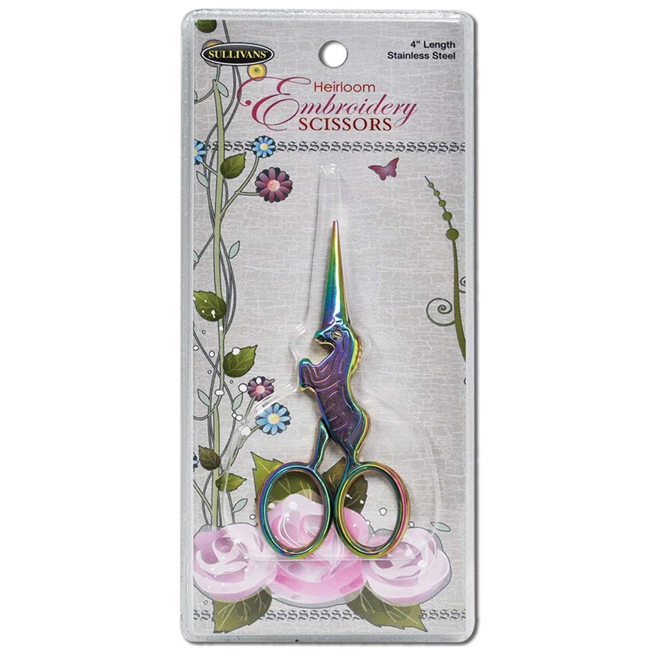 Sullivan's Rainbow Unicorn Embroidery Scissors Tool
