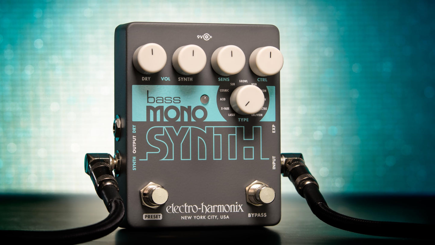 Electro-Harmonix Bass Mono Synth Bass Synthesizer Pedal