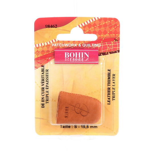 Bohin Leather Thimble Size Small