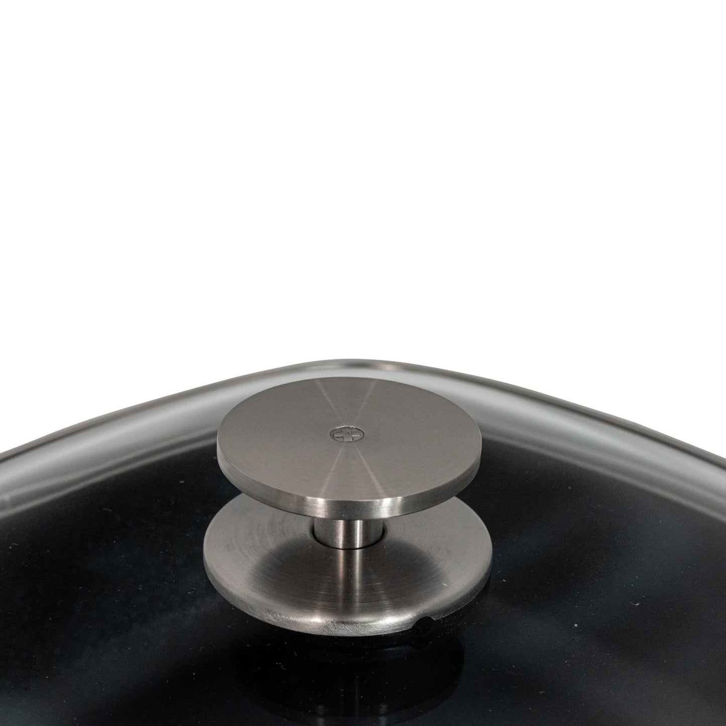 Swiss Diamond Nonstick Hybrid Ceramic and Diamond-Infused Square Saute Pan With Glass Lid, Dou Ceramic, Dishwasher & Oven Safe Up To 500 °F, 11 x 11-Inches