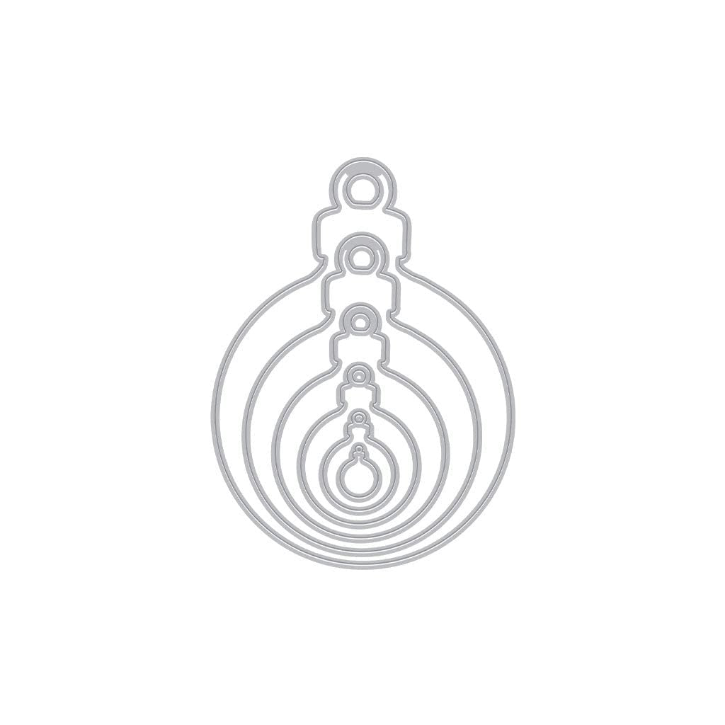 Hero Arts DF072 Infinity Dies, Bulb Ornament