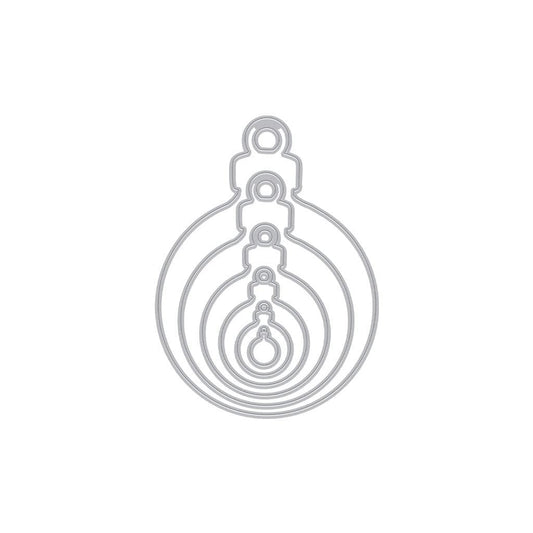 Hero Arts DF072 Infinity Dies, Bulb Ornament