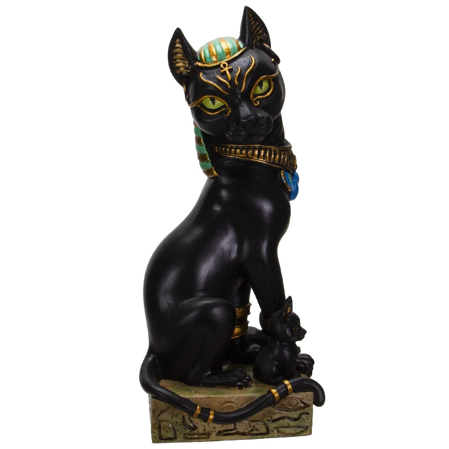 Pacific Giftware Ancient Egyptian Bastet Sitting Pose Resin Figurine