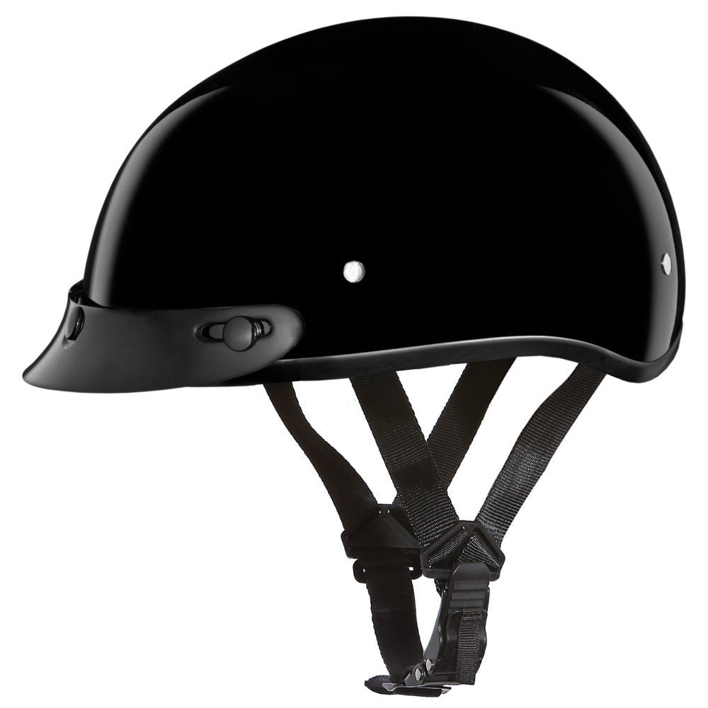 Motorcycle Helmet Half Skull Cap - Lightweight & Stylish DOT Approved Helmets for Adults - Perfect for Men and Women Riders - Comfortable & Secure Fit- Stylish Protection for Everyday Riding