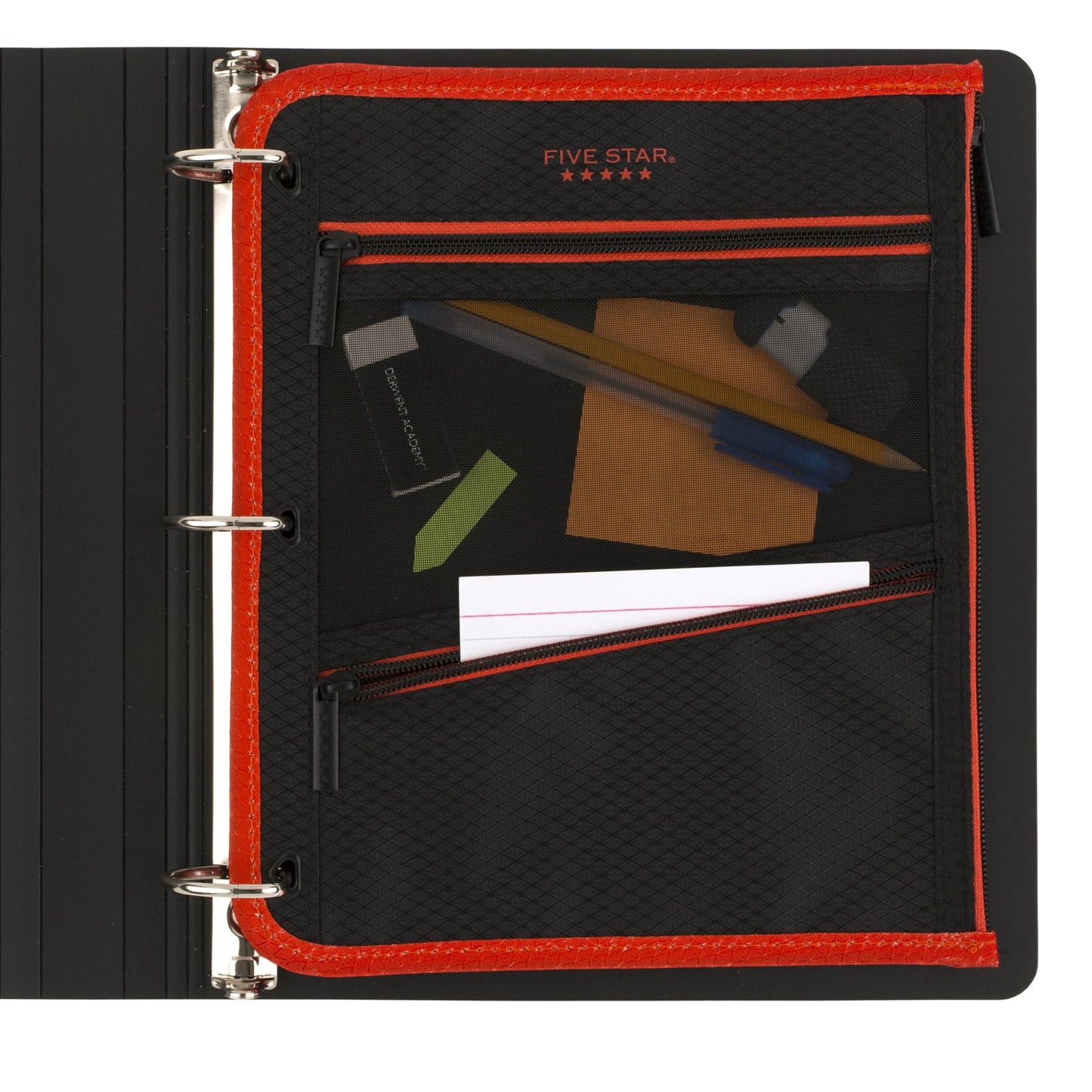 Five Star Pencil Pouch, Pen Case, Fits 3 Ring Binder
