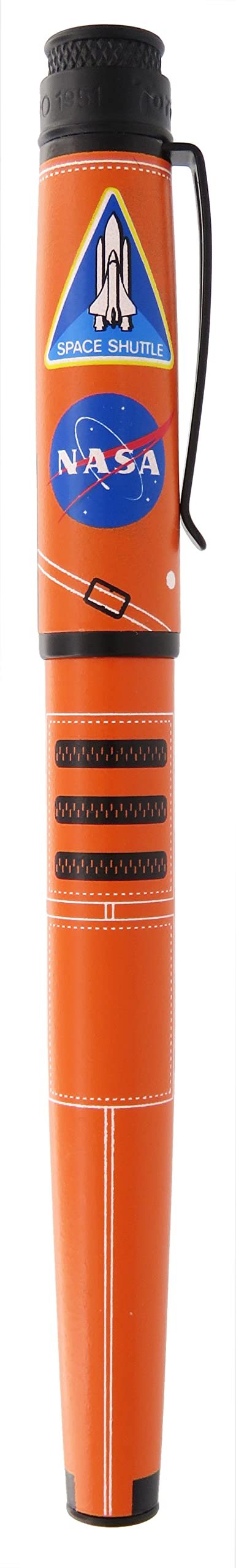 Retro 51 Tornado Fountain Pen, Escape, 1.1mm nib - includes 2 black ink cartridges and ink converter (VRF-2174-1.1)