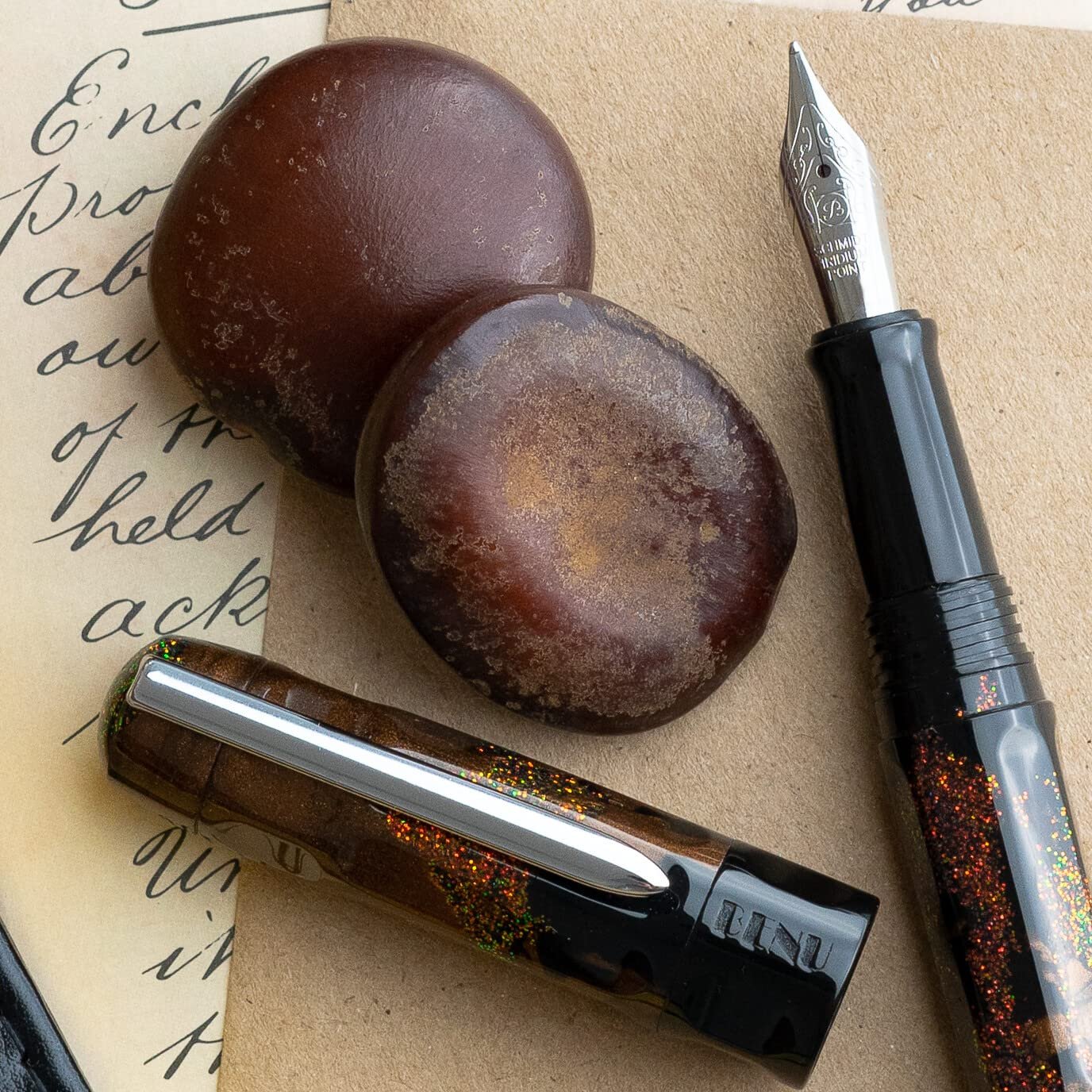Benu Talisman Fountain Pen - Dream Bean - Medium