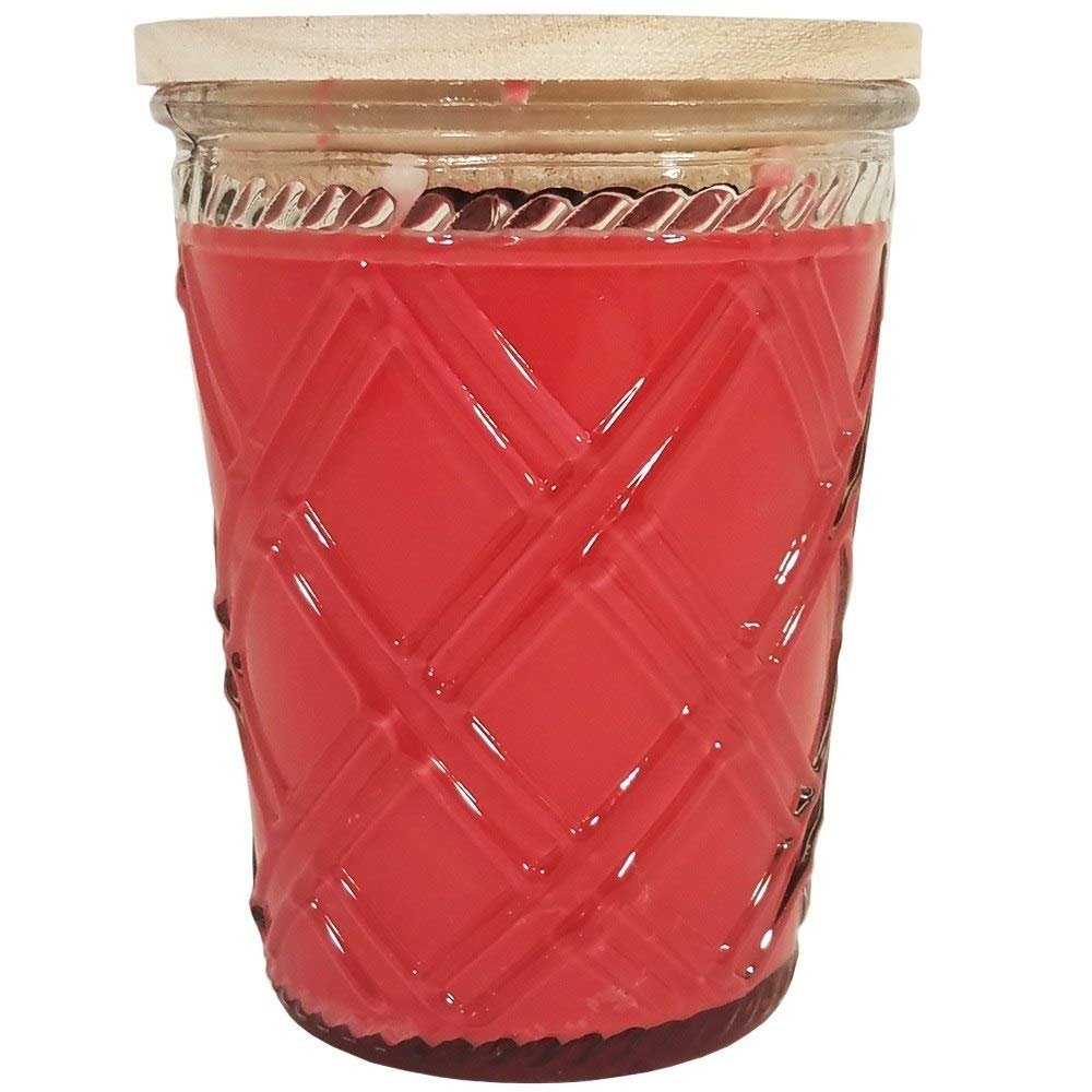 Swan Creek Timeless Jar Collection 12 Ounce Soy Wax Candle (Fresh Strawberry)