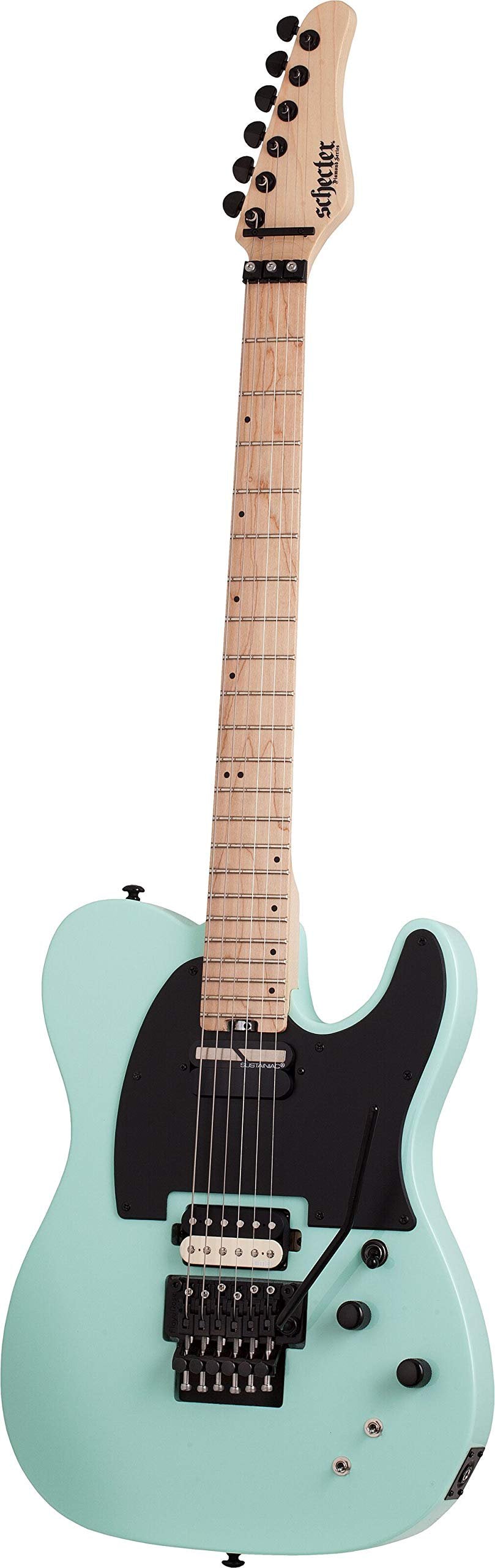 Schecter Sun Valley Super Shredder PT FR with Sustainiac - Sea Foam Green