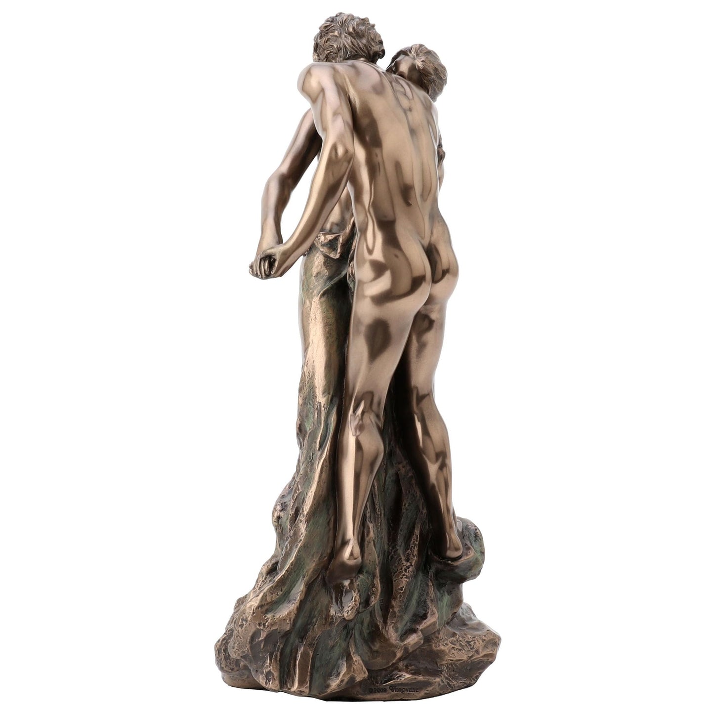 Veronese Design 11 Inch The Waltz Nude Lovers Cold Cast Resin Bronze Finish Statue Camille Claudel Replica