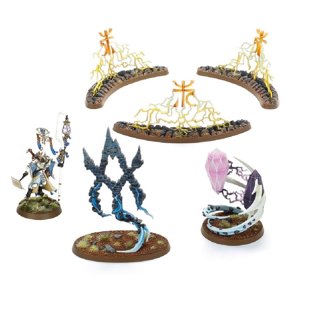 Warhammer Age of Sigmar Regiments of Renown Sigil Convocation 6 Miniatures Lumineth Realm-lords Scinari Calligrave Endless Spells