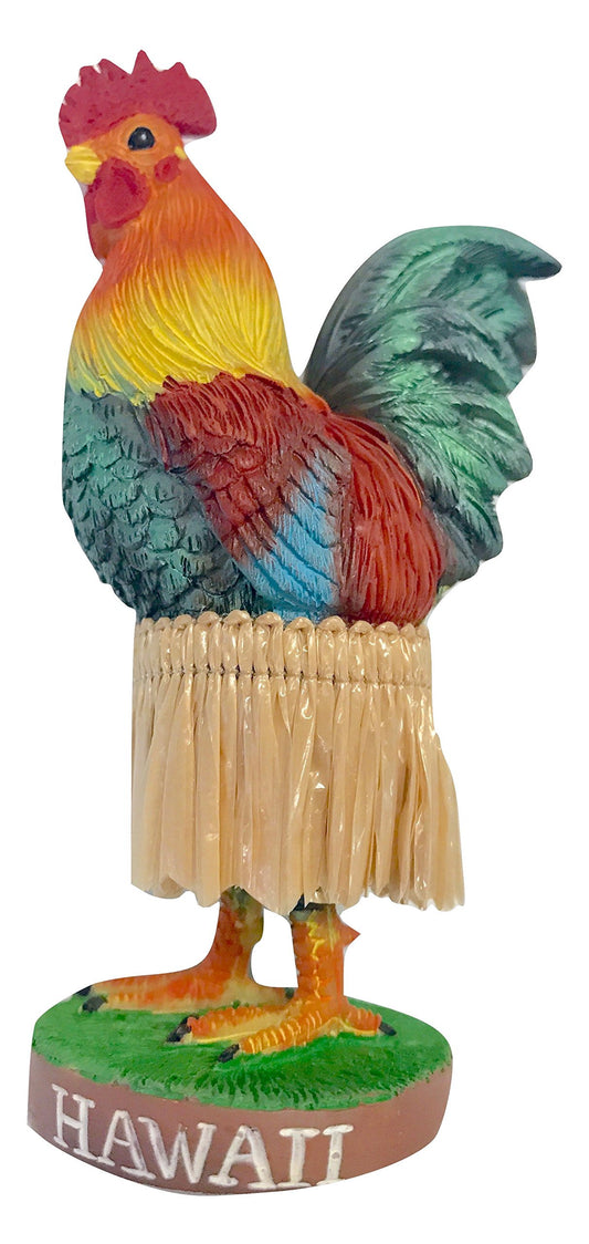 Hawaii Rooster Chicken Dashboard Doll