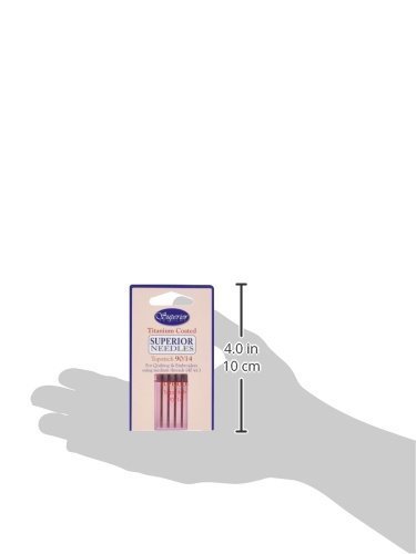 Superior Threads 1329014 5 Count Topstitch Machine Needle, 90/14"