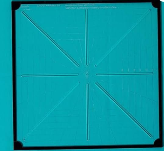 Westalee Crosshair Square 6 Point Template 12-1/2in