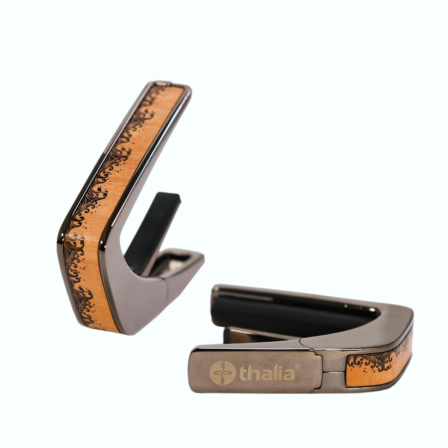 Thalia Guitar Capo - Deluxe Series (New Model with (2) Universal OctaveTouch Fret Pads)