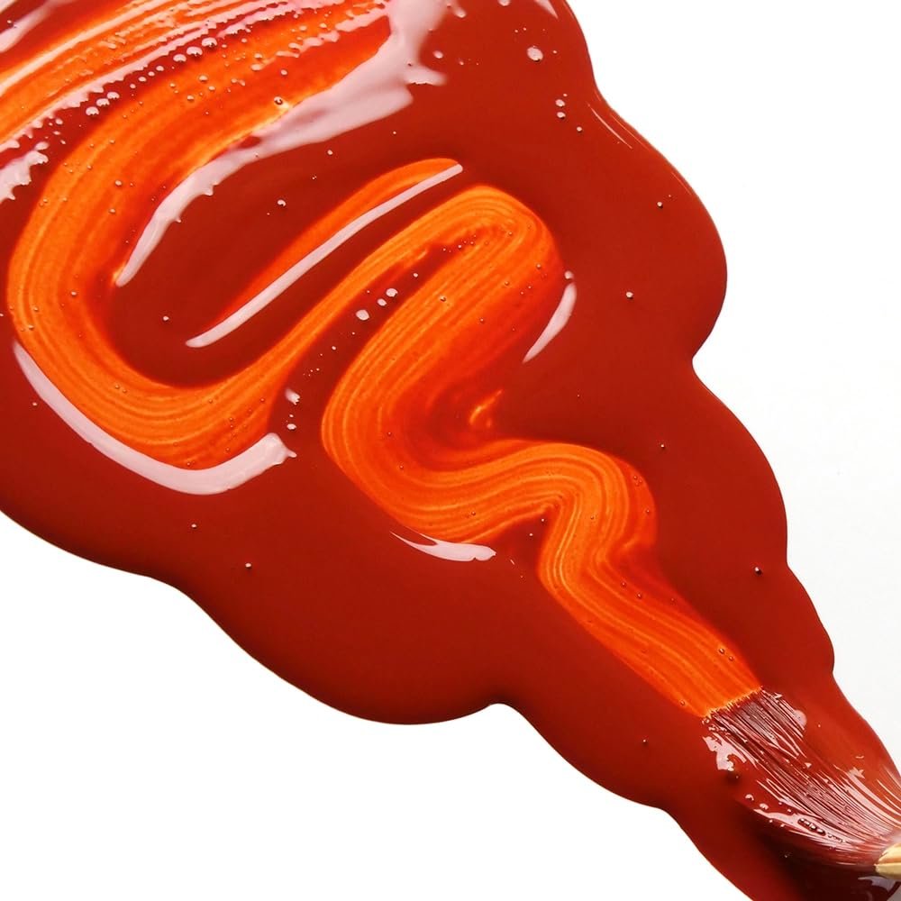 High Flow Acrylics by GOLDEN, Burnt Sienna, 16 fl. oz. Bottle, Professional Acrylic Paint, Semi-Opaque