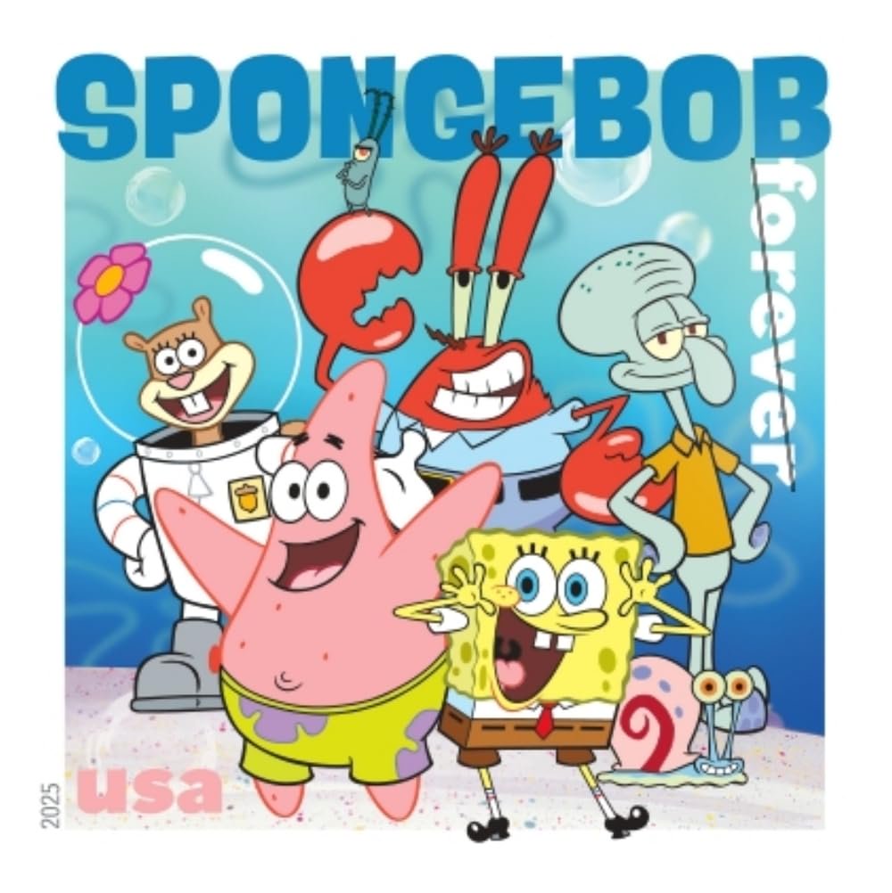 Spongebob Squarepants 2025 Stamps