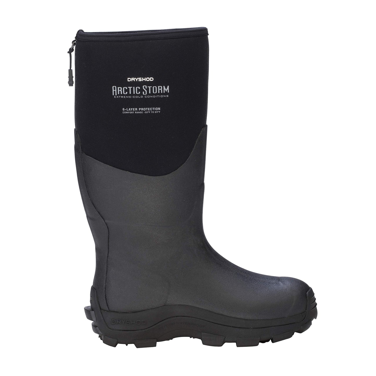Dryshod Arctic Storm Hi Winter Boot - Men's, Black/Grey, ARS-MH-BK