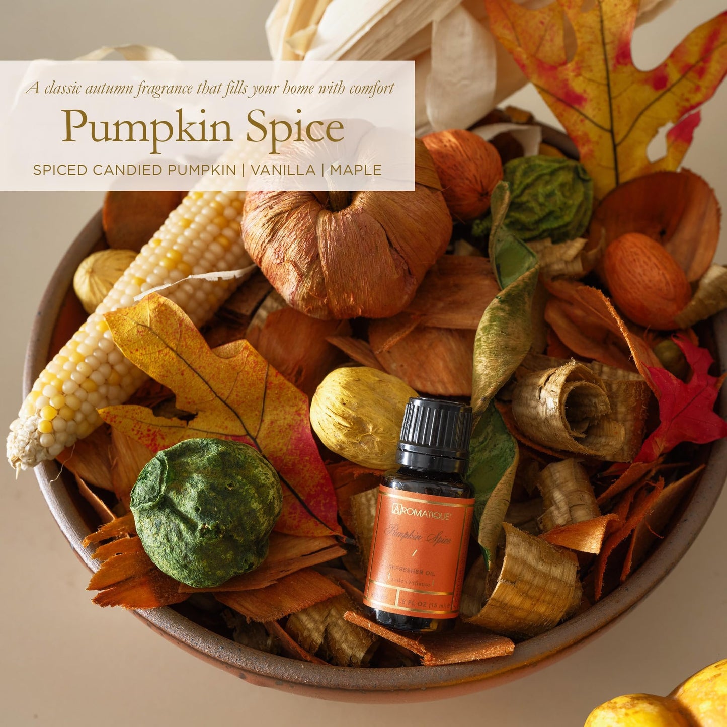 Aromatique Pumpkin Spice Fragrant Refresher Oil .5 fl oz