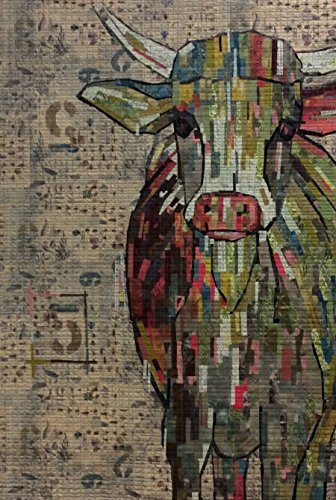 Fiberworks Abilene Cow Collage Quilt Pattern by Laura Heine