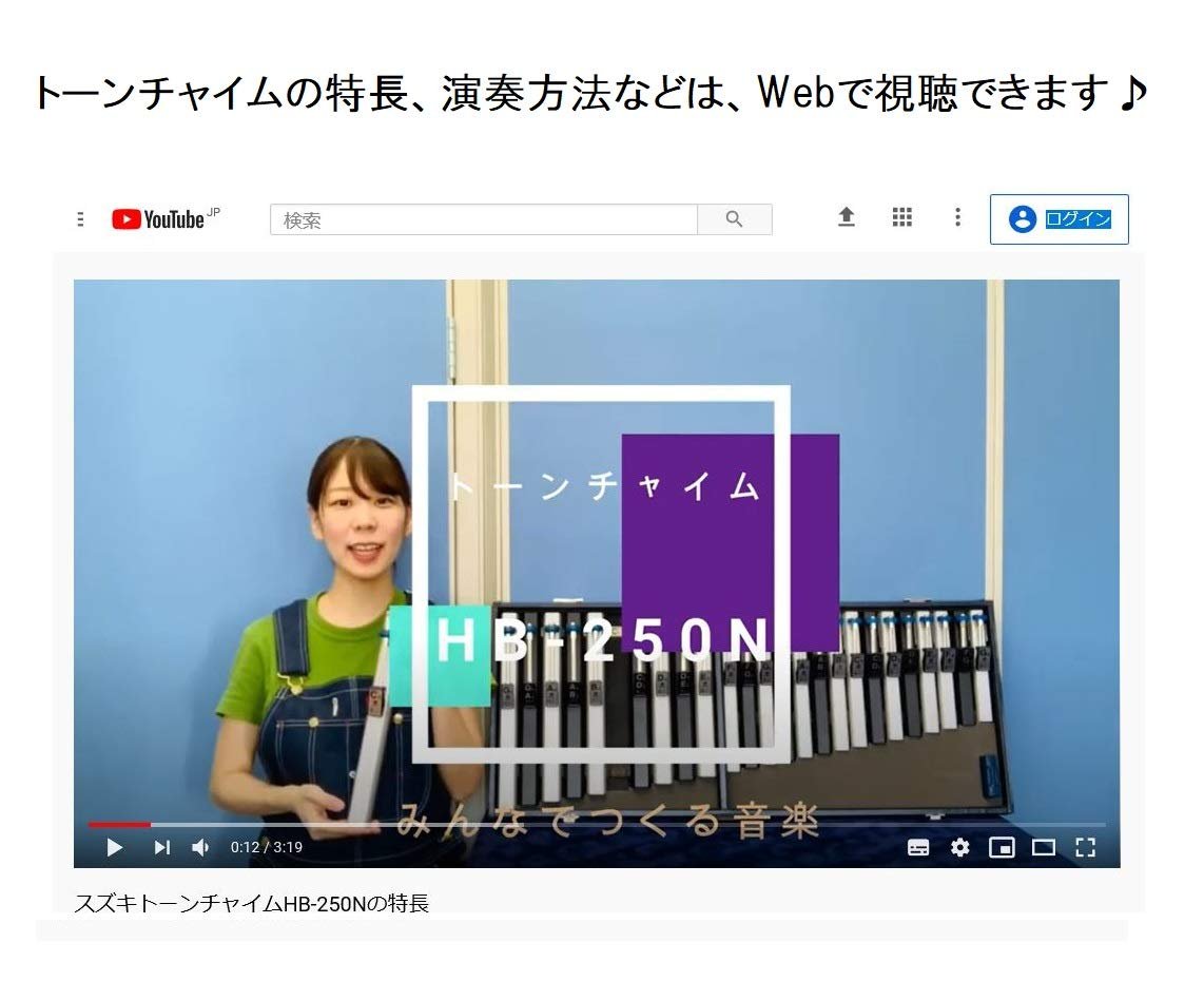 Suzuki HB-250 25 Note Tone Chime Set with Case (HB-250)